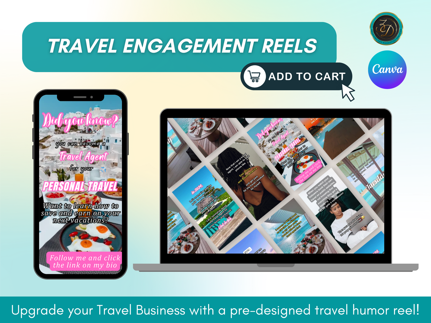 Done-For-You Travel Engagement Reels-Bundle
