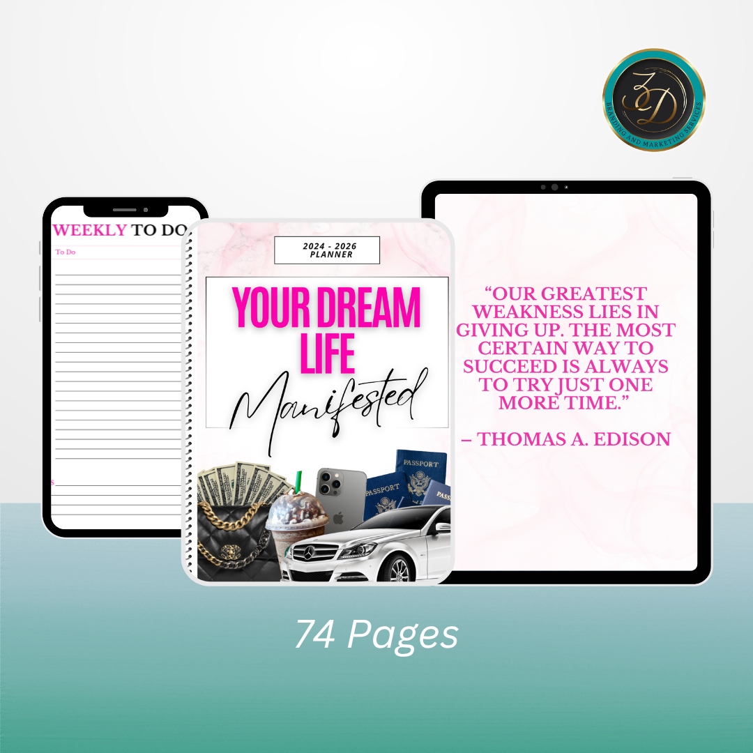 Your Dream Life Printable Planner Digital Planner 2024 2025 74 P   1 3e3f01ca 9062 472d 8d71 619ac6e7851b 