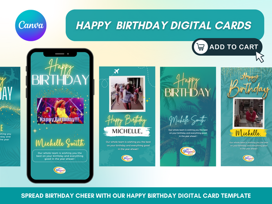 Happy Birthday Digital Cards