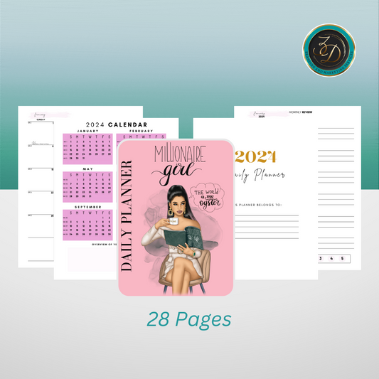 Millionaire Girl Printable & Digital- 28 Pages