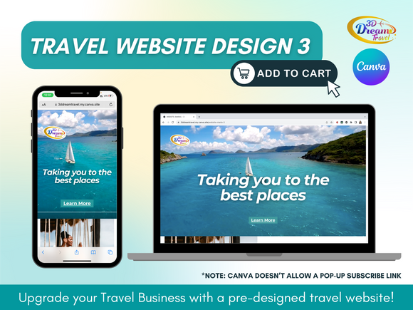 Travel Website Design 3