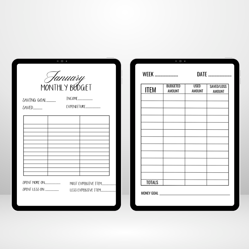 Money Queen Printable & Digital Planner - 41 Pages
