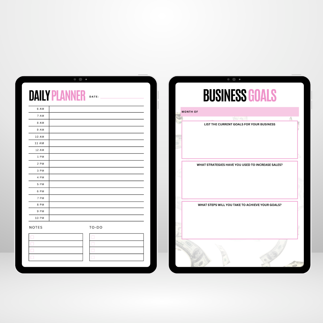 That Girl Printable Planner & Digital Planner 2024 & 2025 - 54 Pages