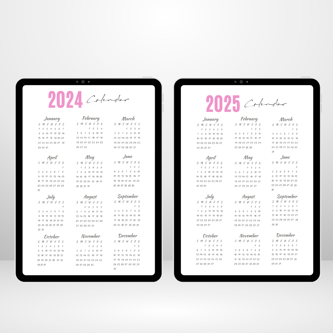 That Girl Printable Planner & Digital Planner 2024 & 2025 - 54 Pages