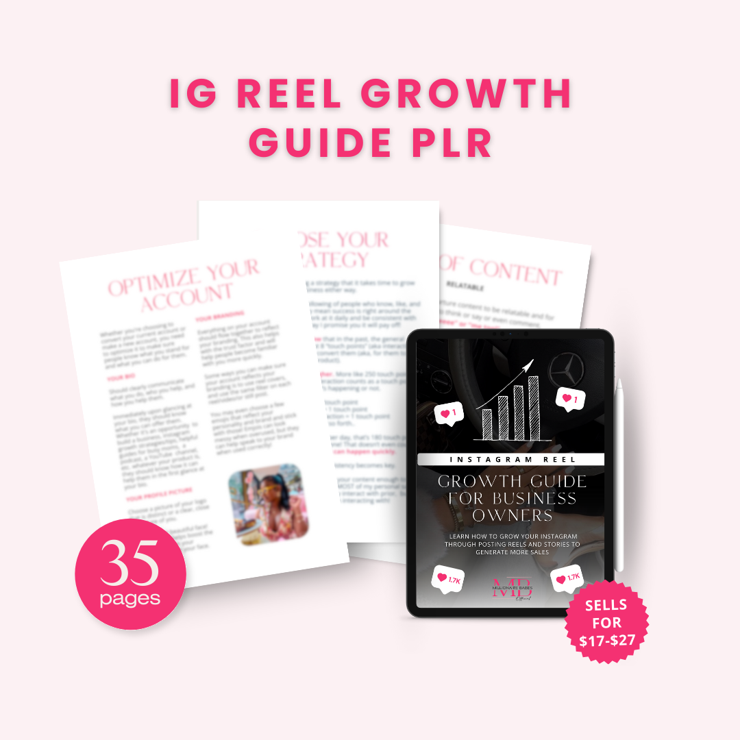 IG Reel Growth Guide PLR