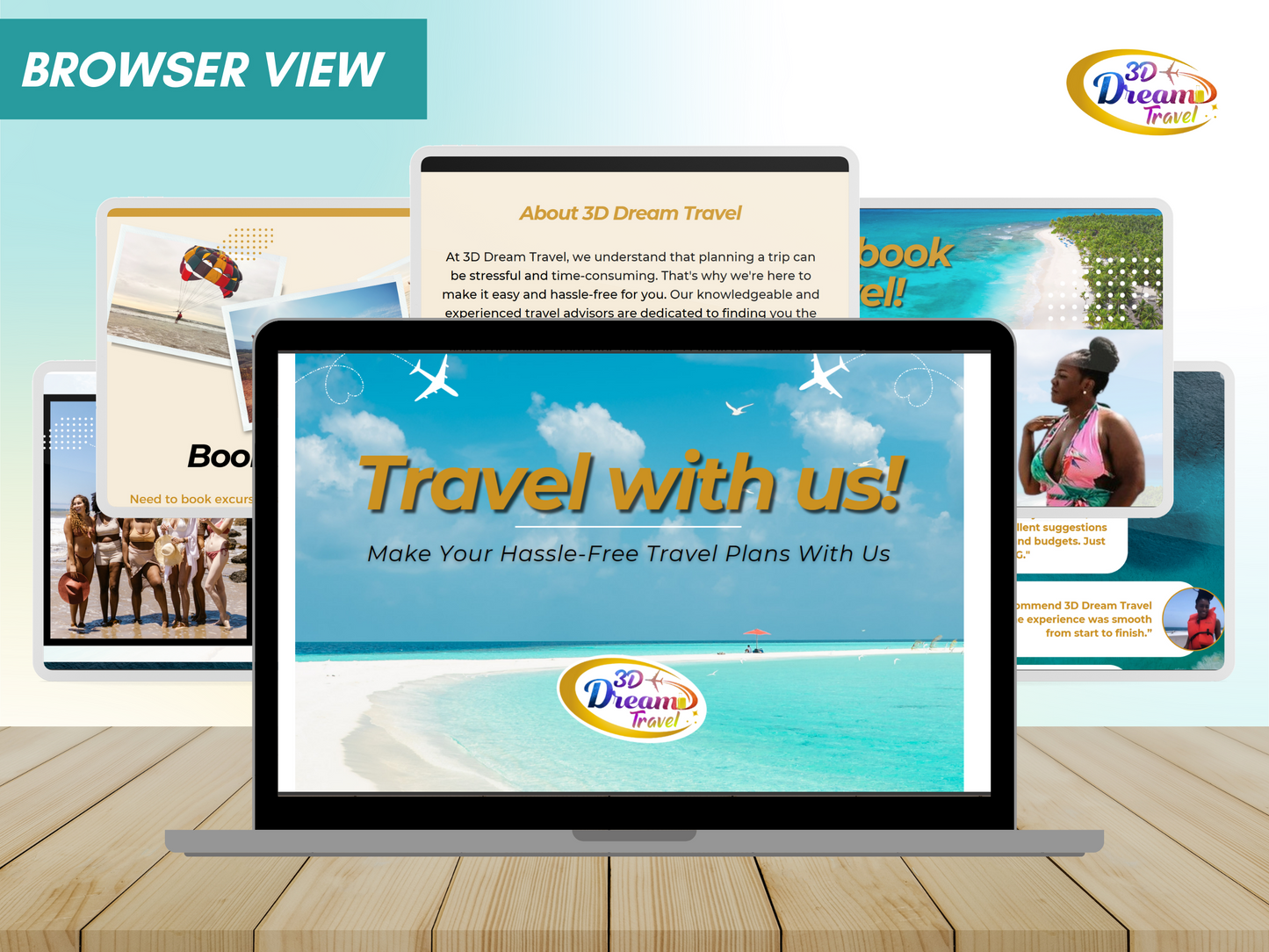 Travel Website Design 9