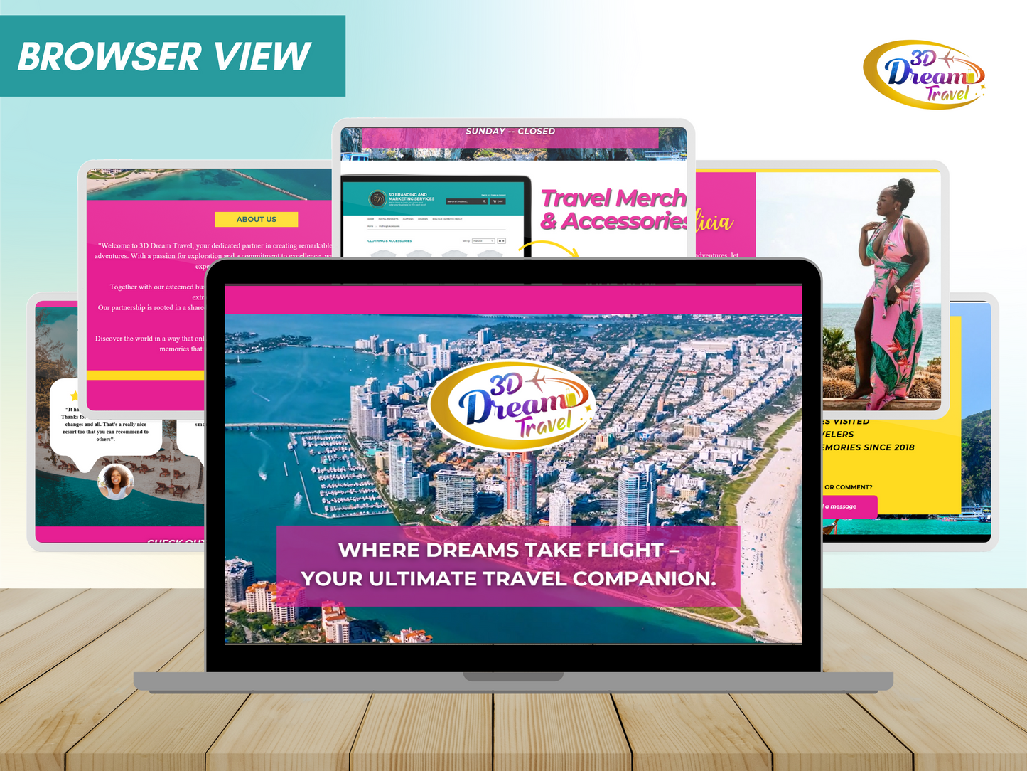 Travel Website Design 11