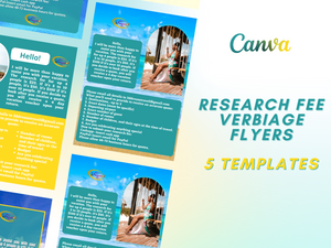Research Fee Verbiage Flyer Set 1