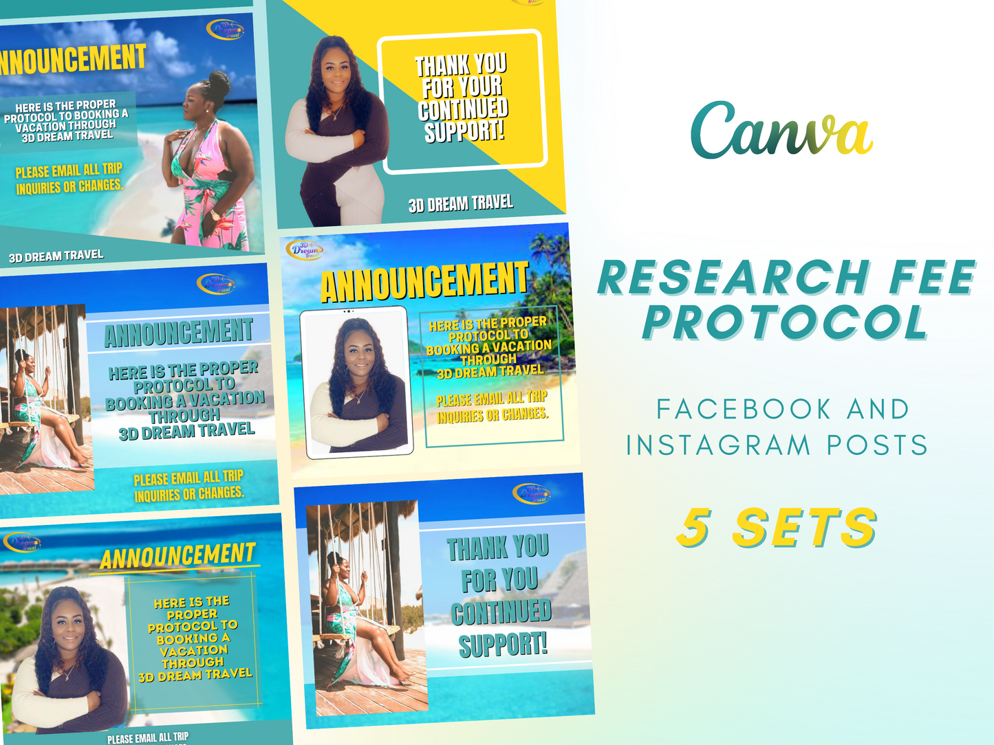 Research Fee Protocol Facebook And Instagram Set 1