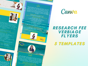 Research Fee Verbiage Flyer Set 2
