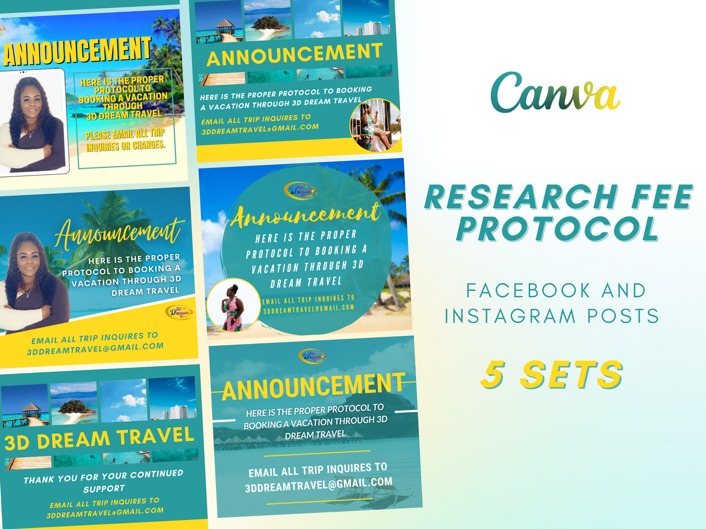 Research Fee Protocol Facebook And Instagram Set 2