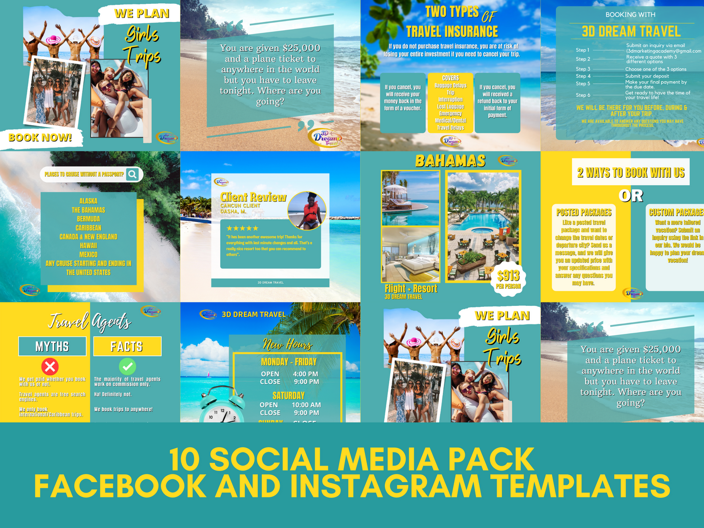 Social Media Pack Set 2 Facebook And Instagram