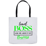 Travel Boss Tote Bags - Green