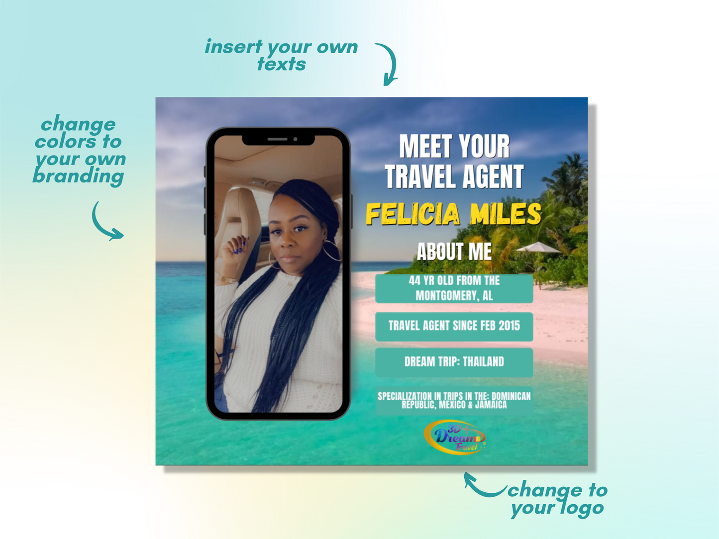 Meet Your Travel Agent Set 1 Facebook And Instagram