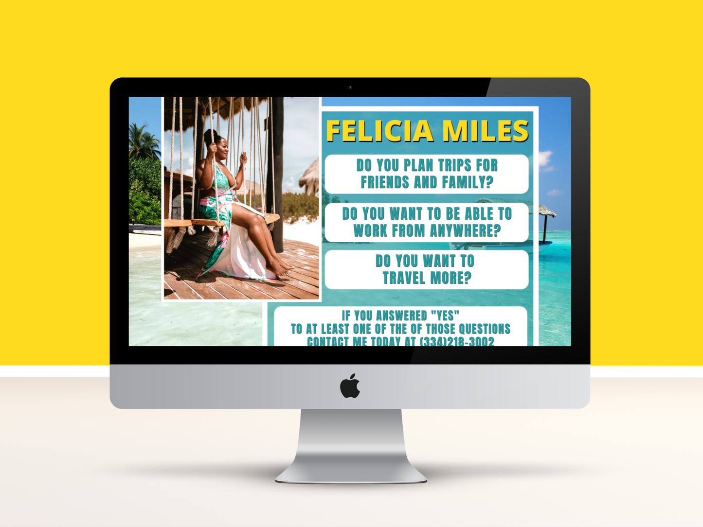 Become a Travel Agent Template Set 1