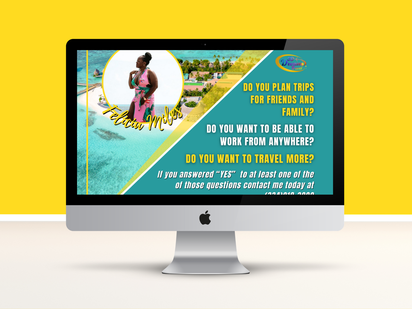 Become a Travel Agent Template Set 2