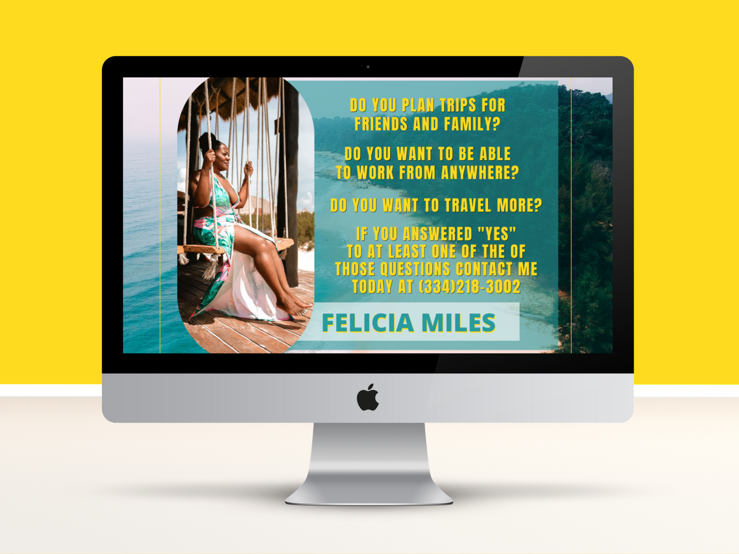 Become a Travel Agent Template Set 4
