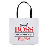 Travel Boss Tote Bags - Red