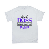 Travel Boss T-shirt - Purple