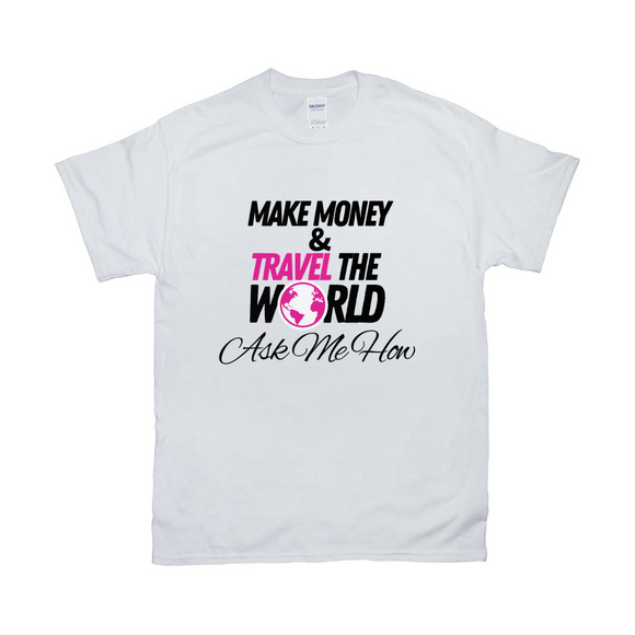 Make Money T-shirt - Pink